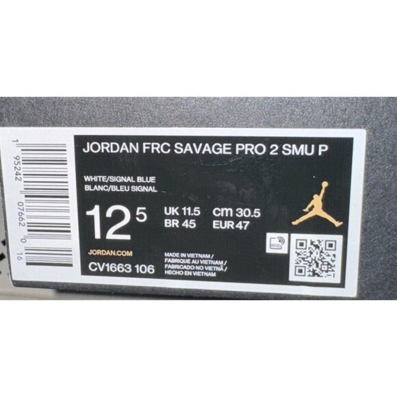 Jordan Force Savage Pro 2 UCLA Bruins PE Mens Football Cleats Size 12.5 White - Picture 12 of 12